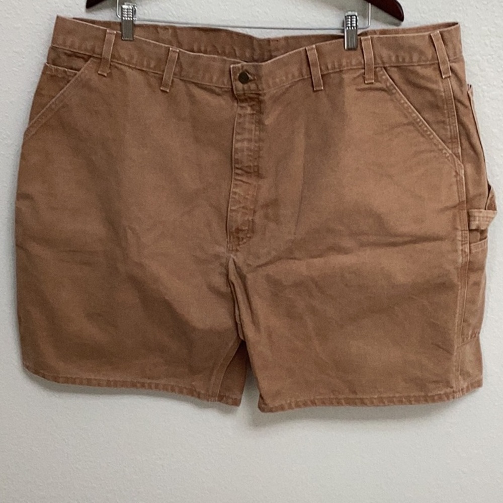 Men's Tan Shorts. CARHARTT - Picture 2 of 6